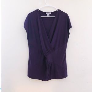 Calvin Klein Purple Blouse Size L